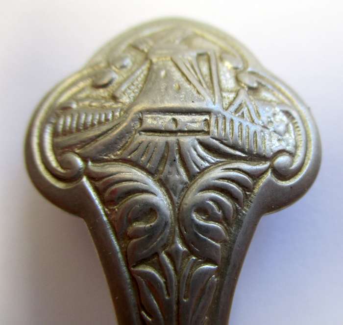 Vintage Dutch Pressed ornamental spoon