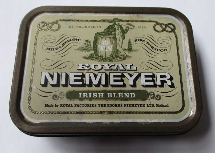 Vintage Tobacco Tin - Royal Niemayer, Irish Blend, Pipe Tobacco, made in Holland