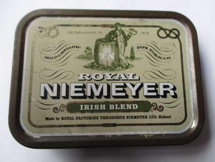 Vintage Tobacco Tin - Royal Niemayer, Irish Blend, Pipe Tobacco, made in Holland
