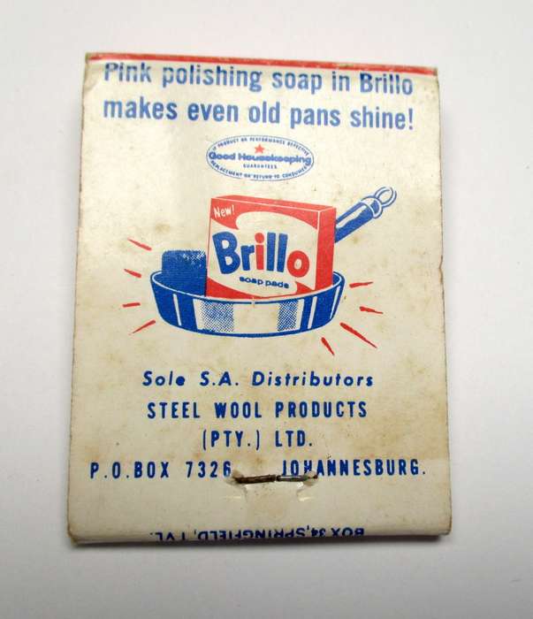 Vintage `Brillo - Soap Pads` -  matchbook / matches