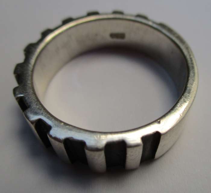 Mens Silver Ring 21mm / Size  - W  - 11g