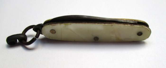 Vintage miniature Folding Knife / Pocket knife / fob knife