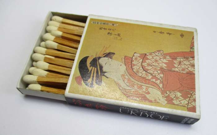 Vintage Japanese Matches / Match Box - Ukiyoe Japanese Fine Art #9