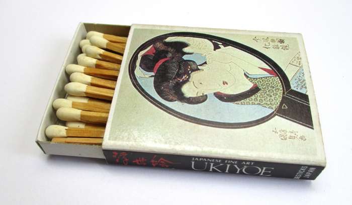 Vintage Japanese Matches / Match Box - Ukiyoe Japanese Fine Art #10