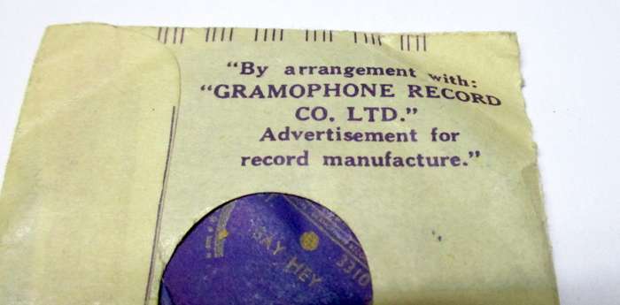 Miniature vintage non - playing record / LP - Promotional