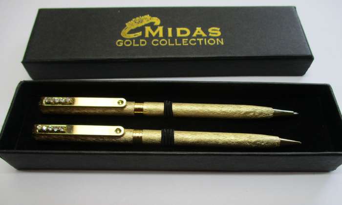 Midas Gold Collection Pen Set - Ballpoint and pencil