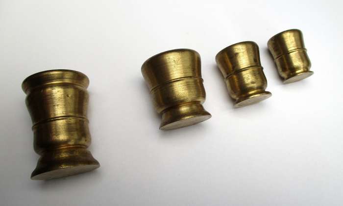 Vintage small Brass printers tray ornaments lot