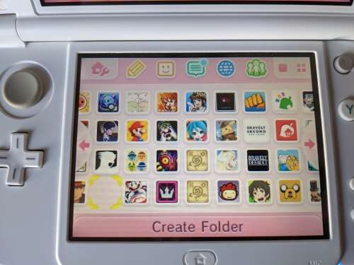 New Nintendo 3DS XL / LL Pink and white with 128GB memory card BUNDLE