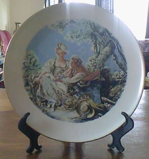 BEAUTIFUL ROMANTIC DISPLAY PLATE