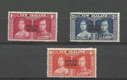 COOK ISLANDS OVERPRINT STAMPS MM
