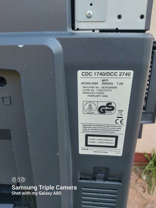 Heavy Duty Triumph Adler Mfp DCC2740 40 PPM Colour & Black tonners above 70%