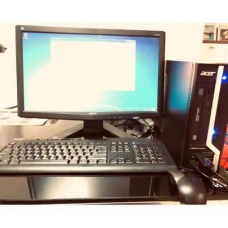 Monster Acer Veriton X6610G i5, 4gb, 500gb, Windows 10, 19` monitor