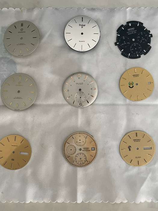 Seiko and pulsar dials