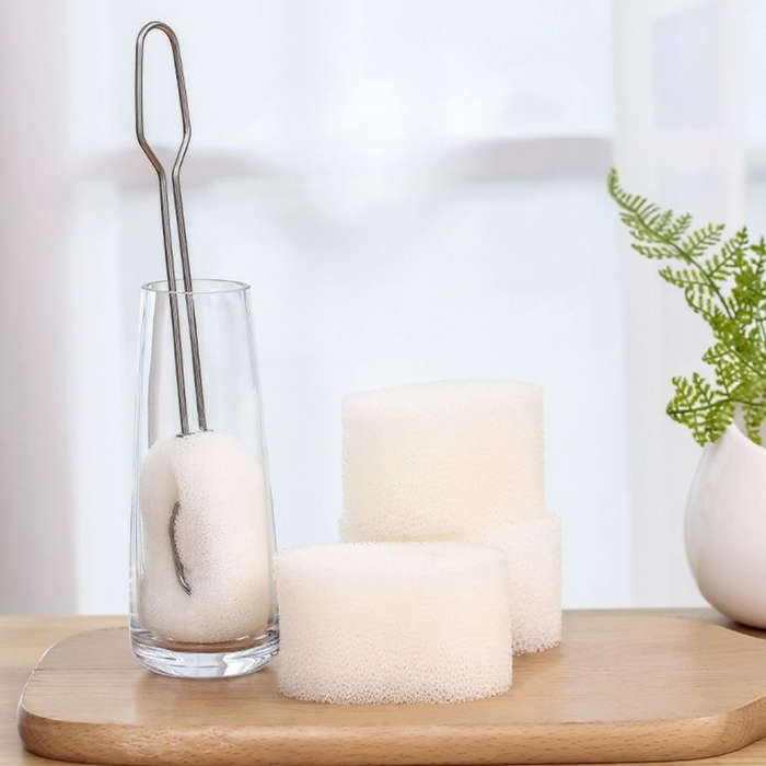 Betty`s Home & Beauty - Sponge Cup Cleaner with Steel Handle