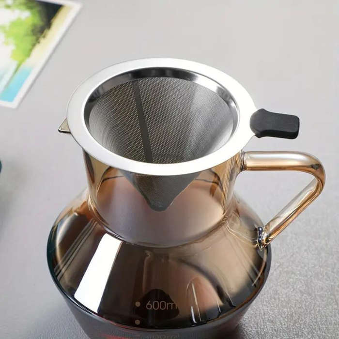 Betty`s Home & Beauty - Stainless Steel Reusable Pour-Over Coffee Filter