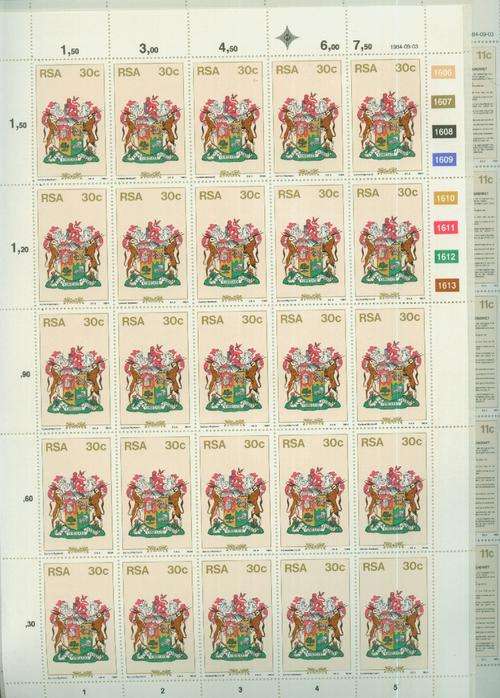 SA-A FOLDER CONTAINING 28 FULL UMM SHEETS-SEE BELOW