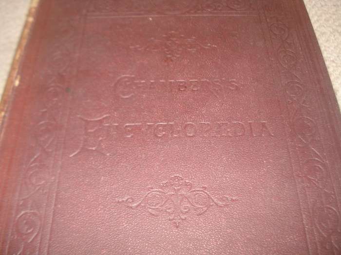 1898-RARE VOLUME VII  " CHAMBERS`S ENCYCLOPAEDIA   "  M-P  828 PAGES-I HAVE  OTHER VOLUMES !!!