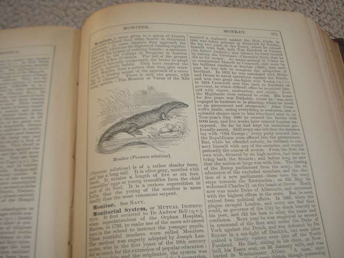 1898-RARE VOLUME VII  " CHAMBERS`S ENCYCLOPAEDIA   "  M-P  828 PAGES-I HAVE  OTHER VOLUMES !!!