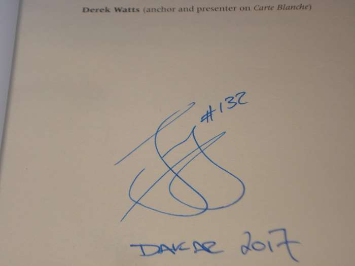 FROM PARA TO DAKAR SCARCE BOOK SIGNED BY JOEY EVANS