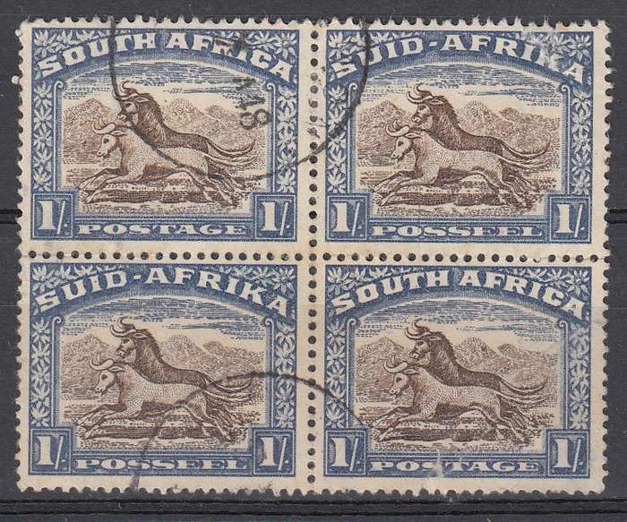 UNION-SHILLING BLOCK-TWO SMALL TEARS  30 POUNDS