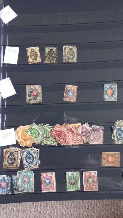 SOME SCARCE RUSSIA-1800`s TO 1930`s IN A CLEAN MASSIVE 30 DOUBLE PAGE STOCK BOOK.