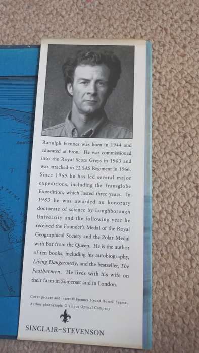MIND OVER MATTER-THE EPIC CROSSING OF THE ANTARCTIC CONTINENT-SIGNED BY AUTHOR