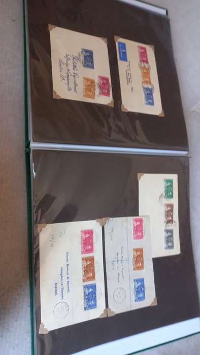 BEAUTIFUL COLLECTION OF 62  KGVI CORONATION COVERS-MOSTLY COMPLETE $$$