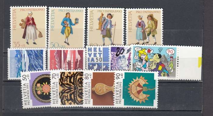 SWITZERLAND-1990`S  SUPERB UMM SETS   32 POUNDS