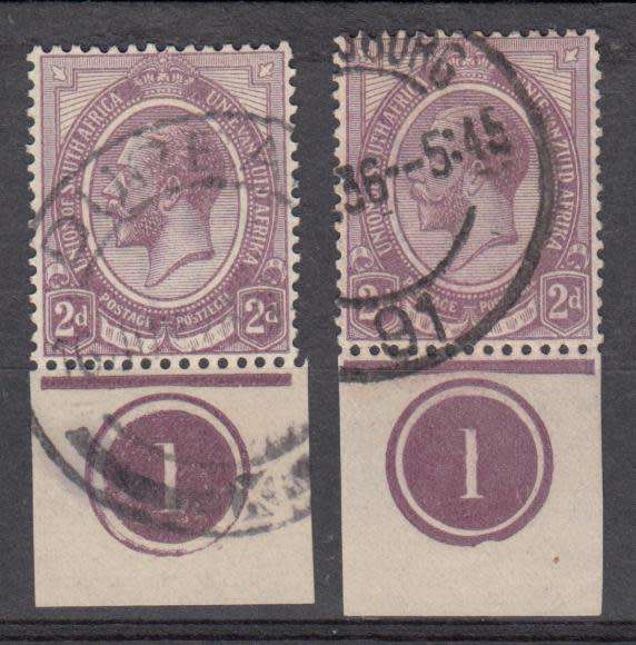 UNION-2d TWO PLATE SINGLES VFU
