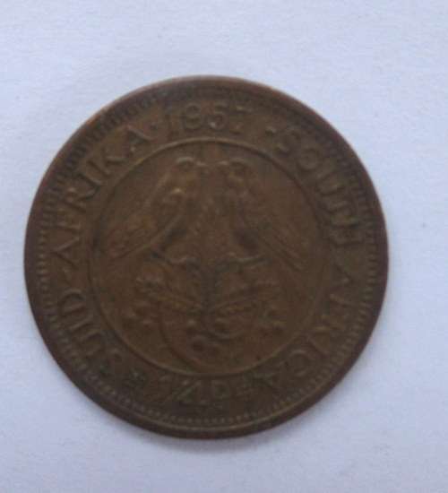 South Africa, 1957 Quarter Penny