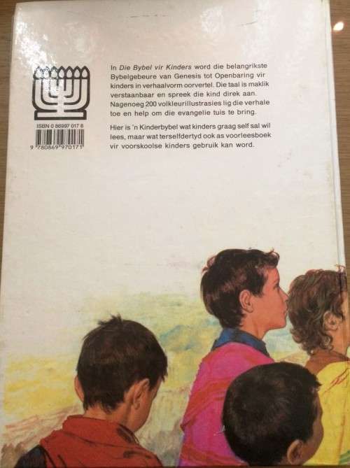 Die Bybel Vir Kinders Hardeband Boek met Volkleur Ilustrasies