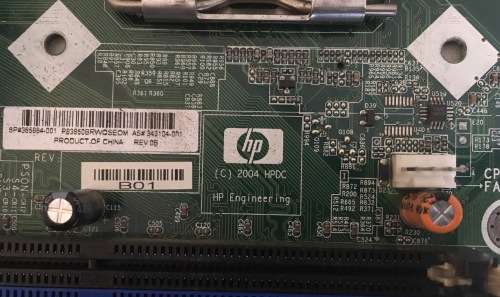 HP Intel Socket 775 Motherboard Plus 2,93GHZ Pentium 4 Processor & 1GB Ram Modules Bargain!