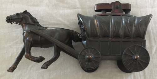 Horse Drawn Carriage Cigarette Lighter Ornament