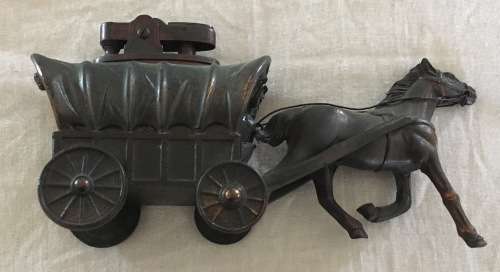 Horse Drawn Carriage Cigarette Lighter Ornament