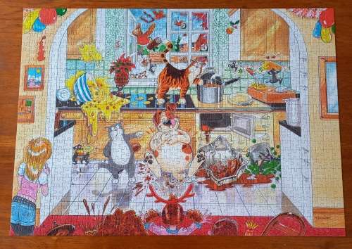 Wasgij Christmas Puzzle # 7 (1000 pieces)