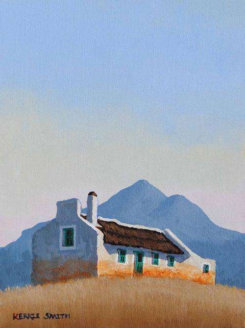 ORIGINAL PAINTING BY KERRIE (Daughter of the late Malachi Smith) 'Stilbaai' !!!WORTH R1200!!!