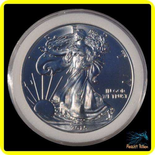 2015 - Silver American Eagle Dollars in Air-Tite Capsules  !! 10 available !!