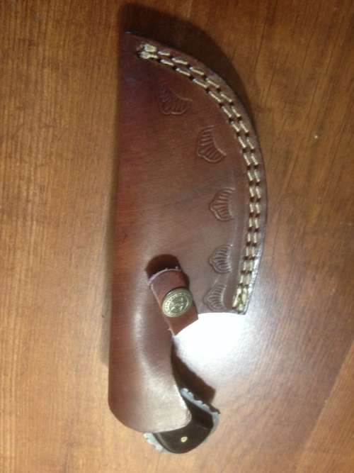 Hand Made Damascus Steel Hunting Knife-NO RESERVE AUCTION !!!
