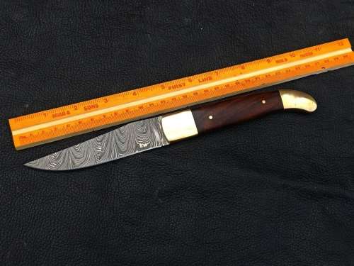 Handmade Damascus Steel 3 piece fork and knife set