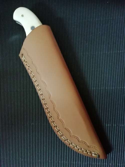 HANDMADE DAMASCUS STEEL HUNTING KNIFE !!!