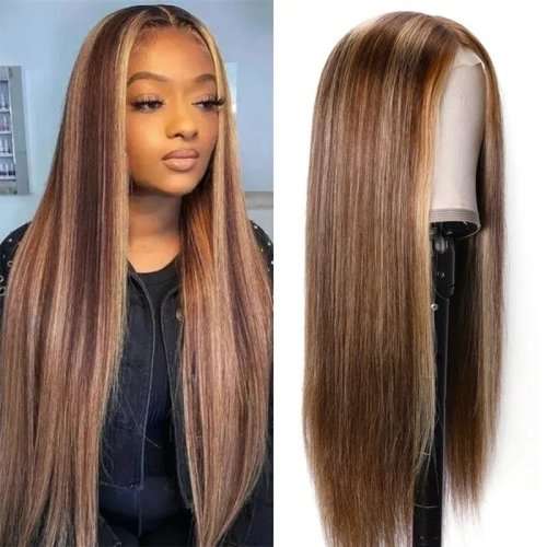 Straight Blond Wig - 100 % Normal