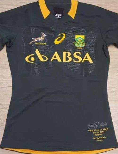 Springbok Rugby Jersey 2014 - Jan Serfontein