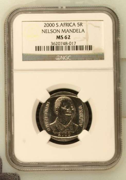 2000 MANDELA R5 SMILEY - MS62 - HIGH GRADE !!!