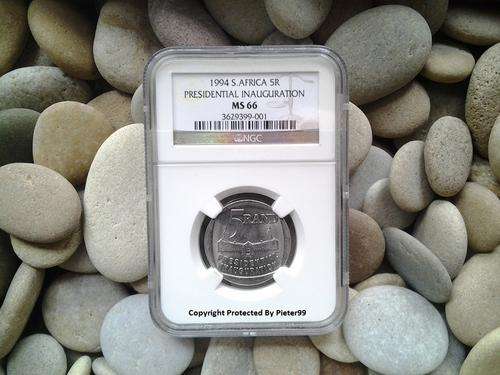 1994 Presidential Inauguration R5 Coin - MS66 NGC Graded - Building In Front - Very Rare Find !!!