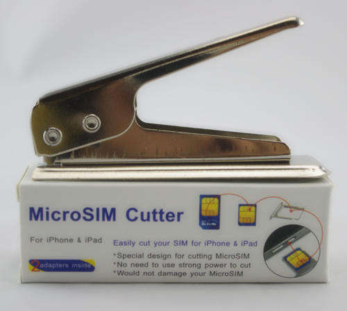MICRO SIM CARD CUTTER With 1 FREE ADAPTERS Convert Card and 1 iphone tray open eject pin