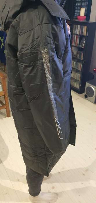 NIKE Long Bomber Jacket Super Slim Fit - XX-Large - Brand new - with tags (Black/Grey Writing)