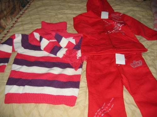 BRANDNEW...GIRLS TRACKSUIT AND JERSEY, TOP&SKIRT
