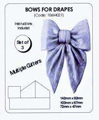 Jem Easy Bow Cutter - Cake Decorating Fondant / Gumpaste Cutters