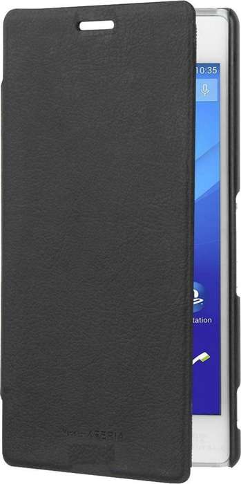 Flip Case Cover for SONY XPERIA M2 AQUA (BLACK)
