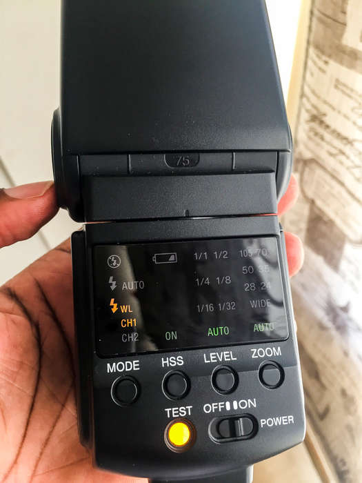 Sony HVL-F42AM flash (for Alpha dSLR)
